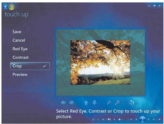 HP COMPAQ CQ2000 - Recadrage des images dans Windows Media Center - 1