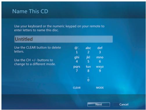 HP COMPAQ CQ2000 - Copie de fichiers audio sur CD dans Windows Media Center - 2