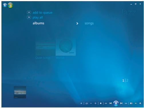 HP COMPAQ CQ2000 - Création d'une liste de lecture dans Windows Media Center - 2