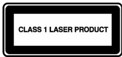 HP COMPAQ PRESARIO SR5600 - Laser Product Label - 1