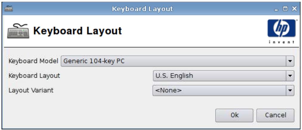 HP GT7725 THIN CLIENT - Disposition du clavier - 1