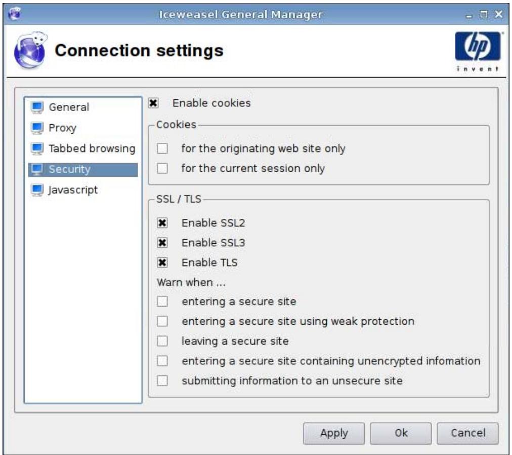 HP GT7725 THIN CLIENT - Iceweasel - 4