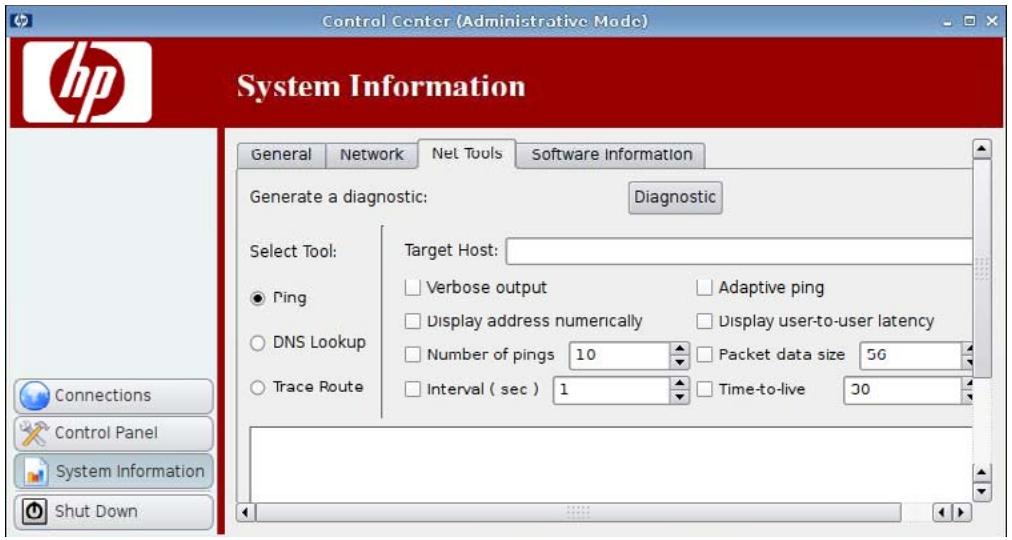 HP GT7725 THIN CLIENT - Net Tools - 1