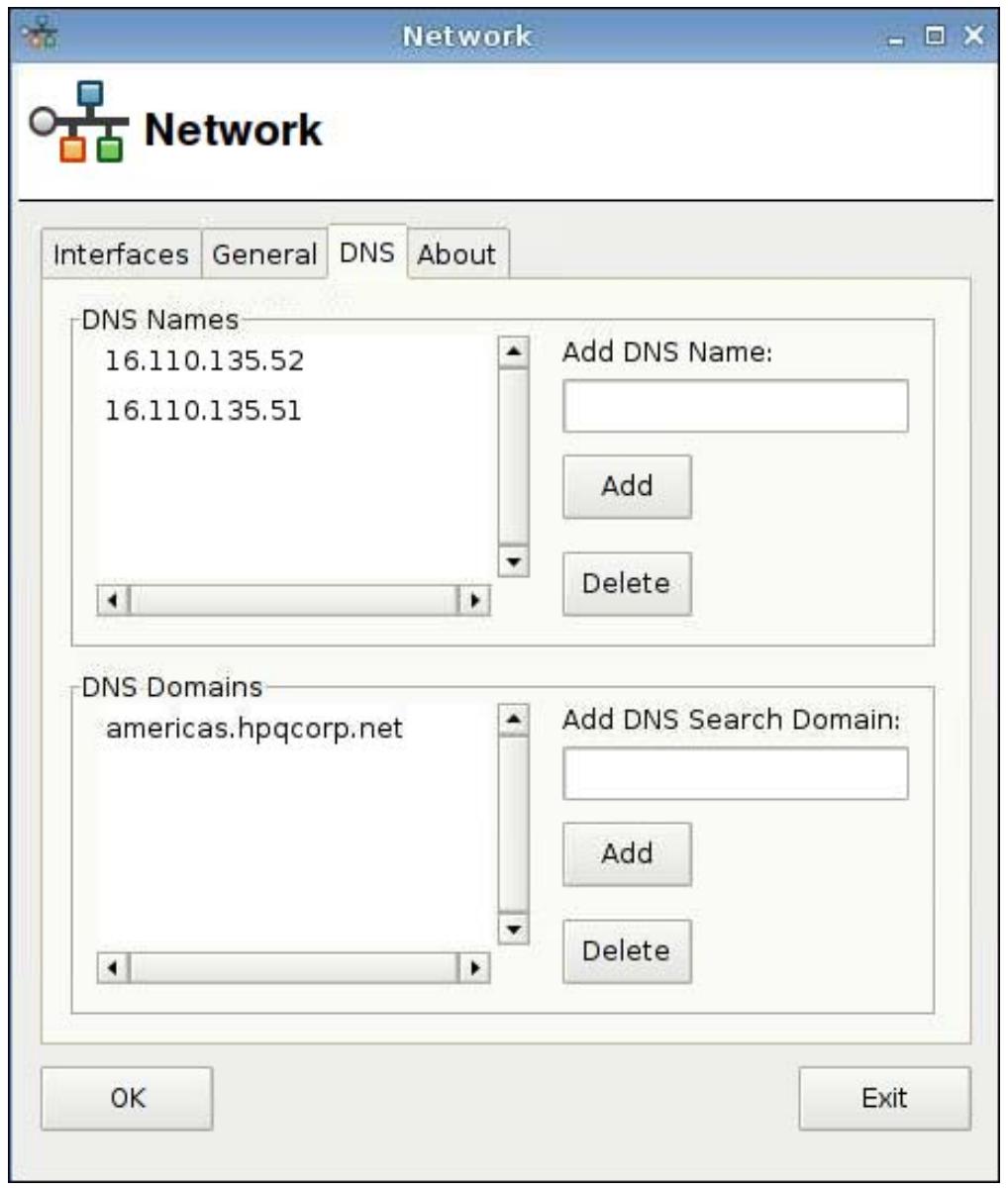 HP GT7725 THIN CLIENT - Onglet DNS - 1