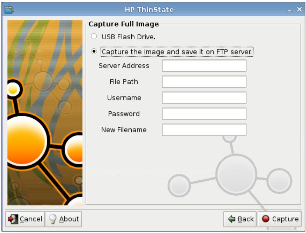 HP GT7725 THIN CLIENT - Déploiement d'une image complète vers un site FTP - 3