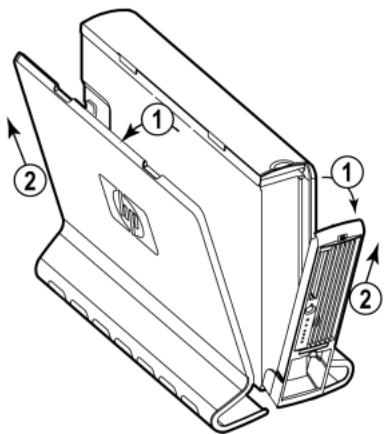 HP INTEGRITY RX2600 SERVERS - Dépose et réinstallation des capots - 1