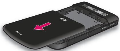 HP IPAQ 910C BUSINESS MESSENGER - Étape 1: Retrait du cache de la batterie et insertion de la carte SIM - 1