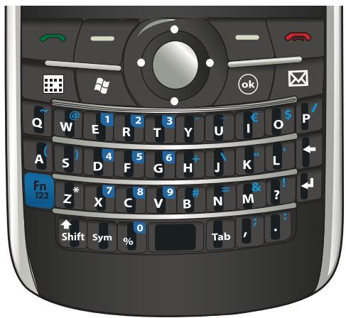 HP IPAQ 910C BUSINESS MESSENGER - Utilisation du clavier - 1