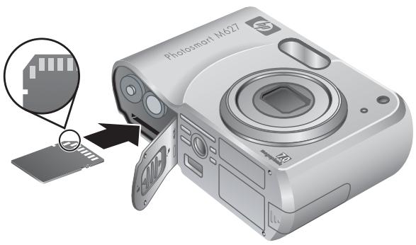 HP PHOTOSMART M627 - Installation et formatage d'une carte mémoire en option - 1