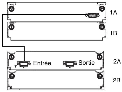 HP STORAGEWORKS 2000FC MODULAR SMART ARRAY - Connexion du contrôleur et des boîtier 12 disques MSA2000 3,5 poucess - 3