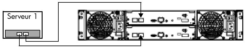 HP STORAGEWORKS 2000FC MODULAR SMART ARRAY - Configurations à deux contrôleurs - 1