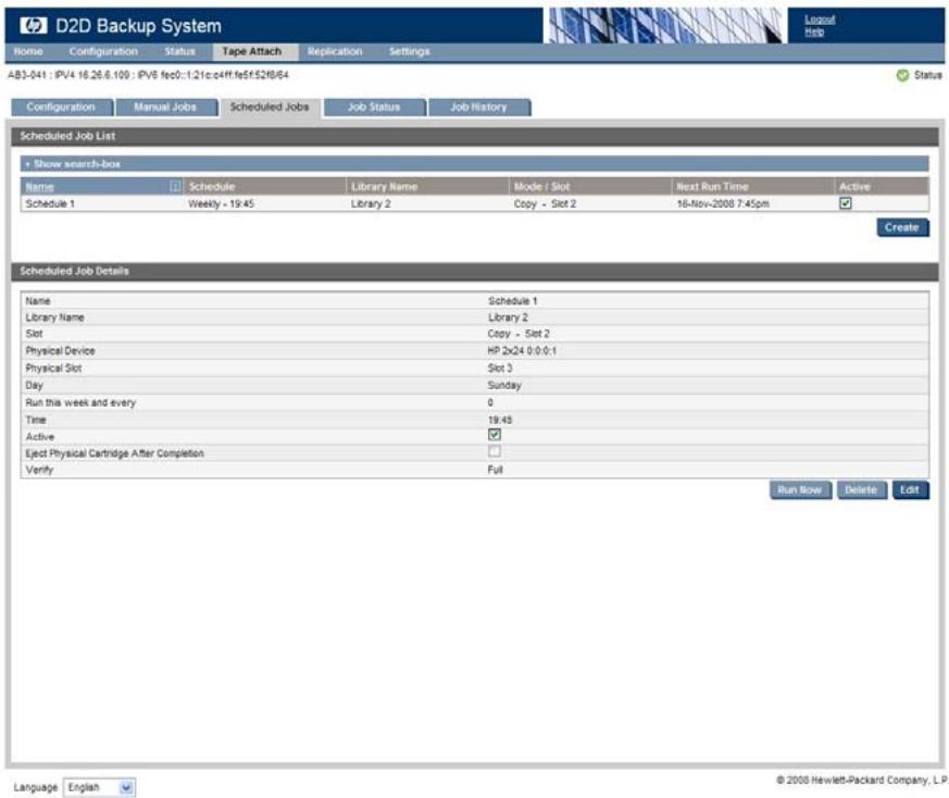 HP STORAGEWORKS D2D2500 BACKUP SYSTEM - Travaux planifiés (Connexion du lecteur de bande) - 1