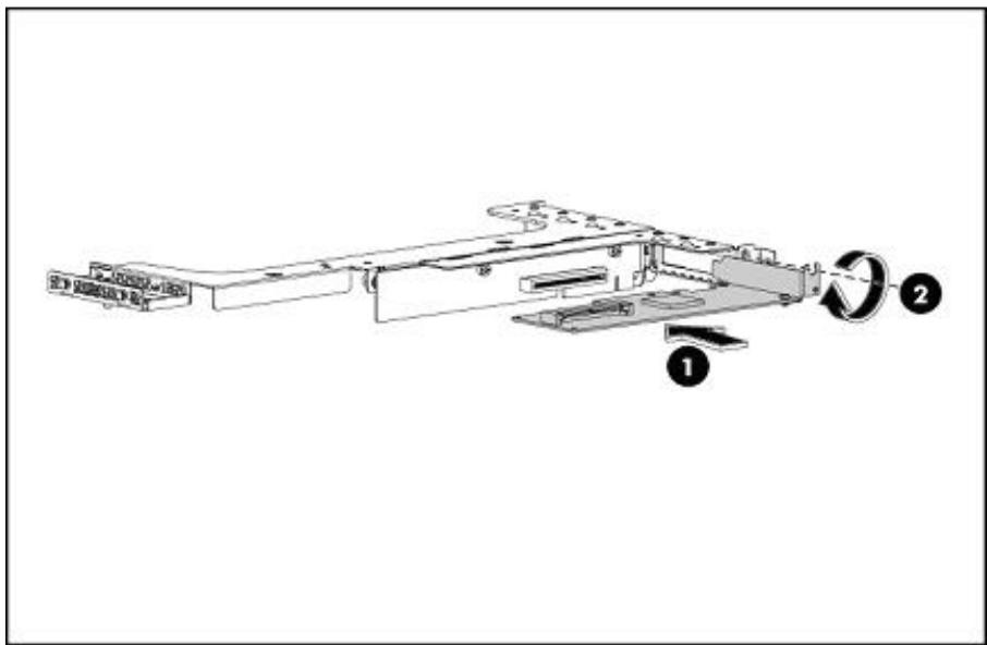 HP STORAGEWORKS D2D2500 BACKUP SYSTEM - Installation de la carte PCIe - 1