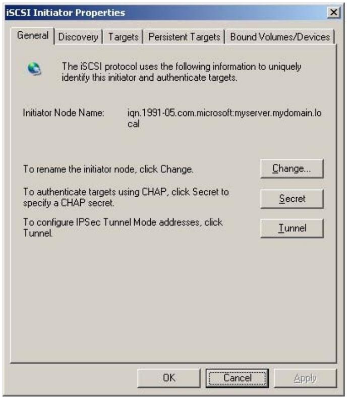 HP STORAGEWORKS D2D2500 BACKUP SYSTEM - Onglet General - 1