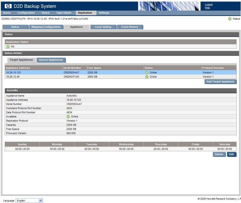 HP STORAGEWORKS D2D2500 BACKUP SYSTEM - Appareil (Réplication) - 1