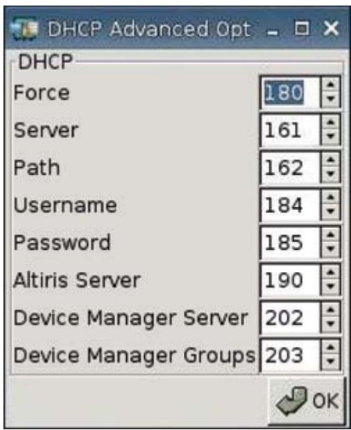 HP T5145 THIN CLIENT - Modification des options de portée DHCP définies par l'utilisateur - 1