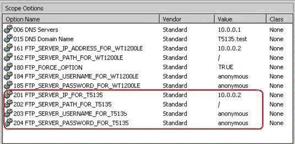 HP T5145 THIN CLIENT - Modification des options de portée DHCP définies par l'utilisateur - 3