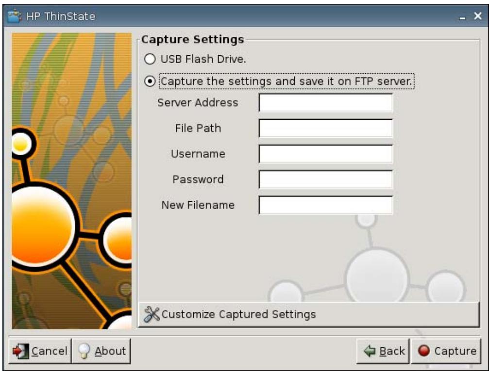 HP T5145 THIN CLIENT - Capture des paramètres du client léger vers un lecteur USB - 6