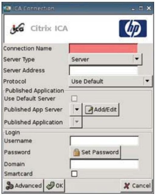 HP T5145 THIN CLIENT - Configuration d'une connexion ICA - 1