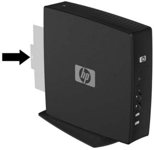 HP T5540 THIN CLIENT - Emplacement du numéro de série - 1