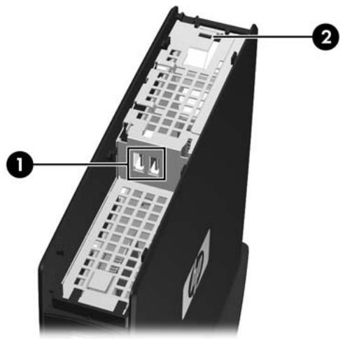 HP T5540 THIN CLIENT - Éléments du panneau supérieur - 2