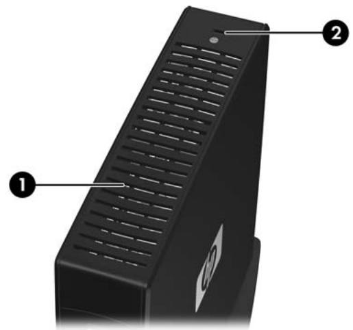 HP T5540 THIN CLIENT - Éléments du panneau supérieur - 1