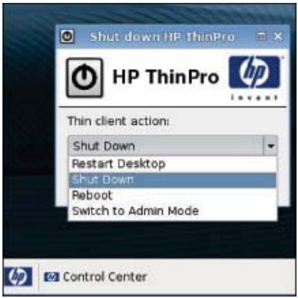 HP T5545 THIN CLIENT - Utilisation de HP ThinPro - 2