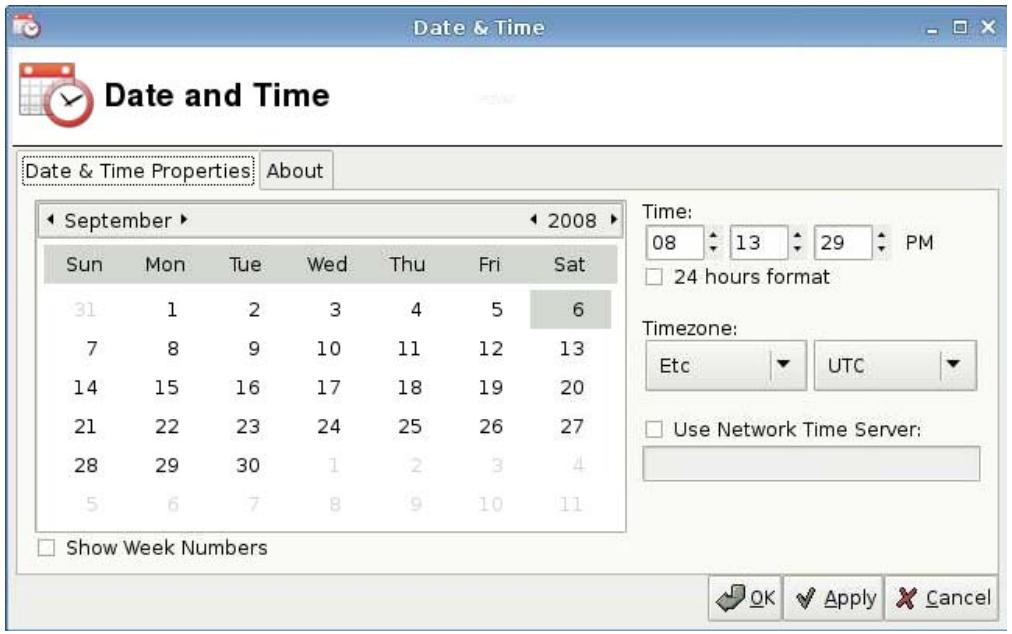 HP T5545 THIN CLIENT - Date et heures - 1
