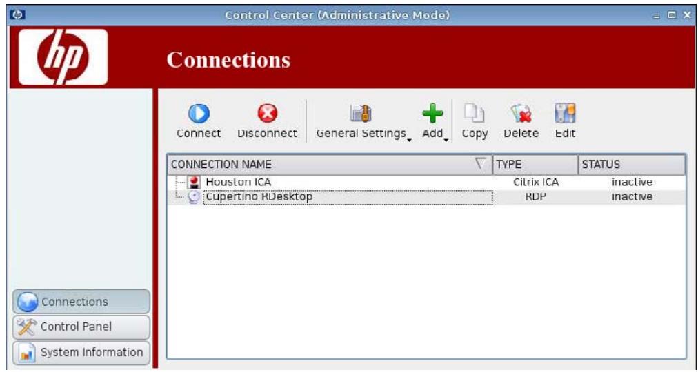 HP T5545 THIN CLIENT - Connexions - 1