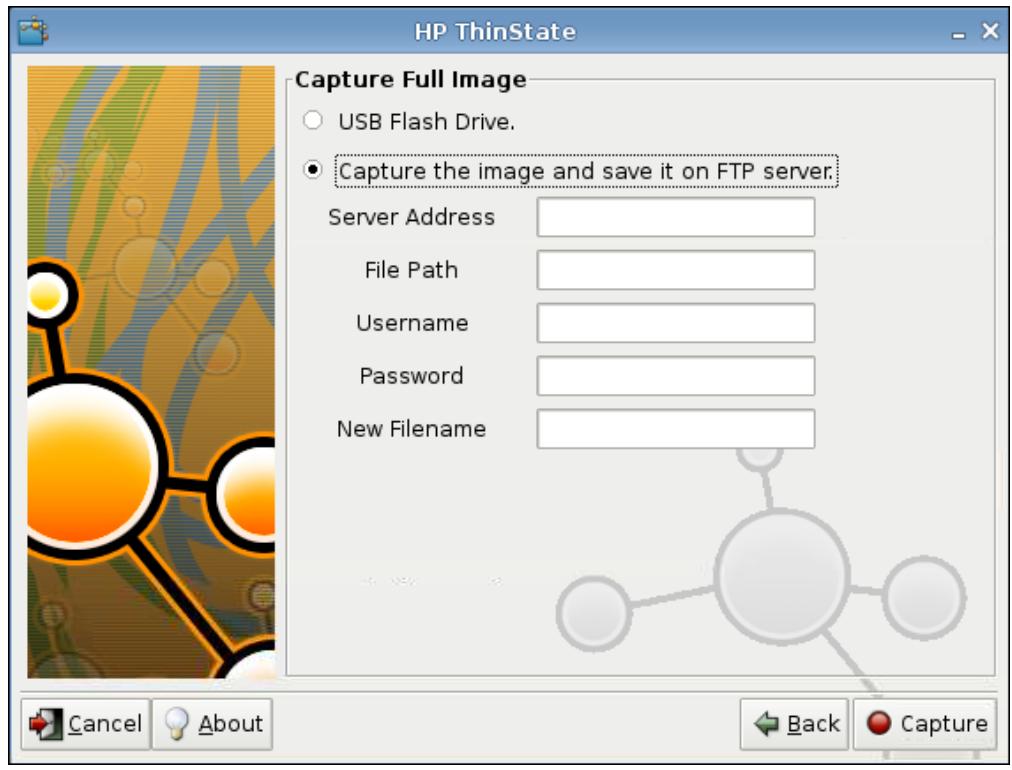 HP T5545 THIN CLIENT - Déploiement d'une image complète vers un site FTP - 2