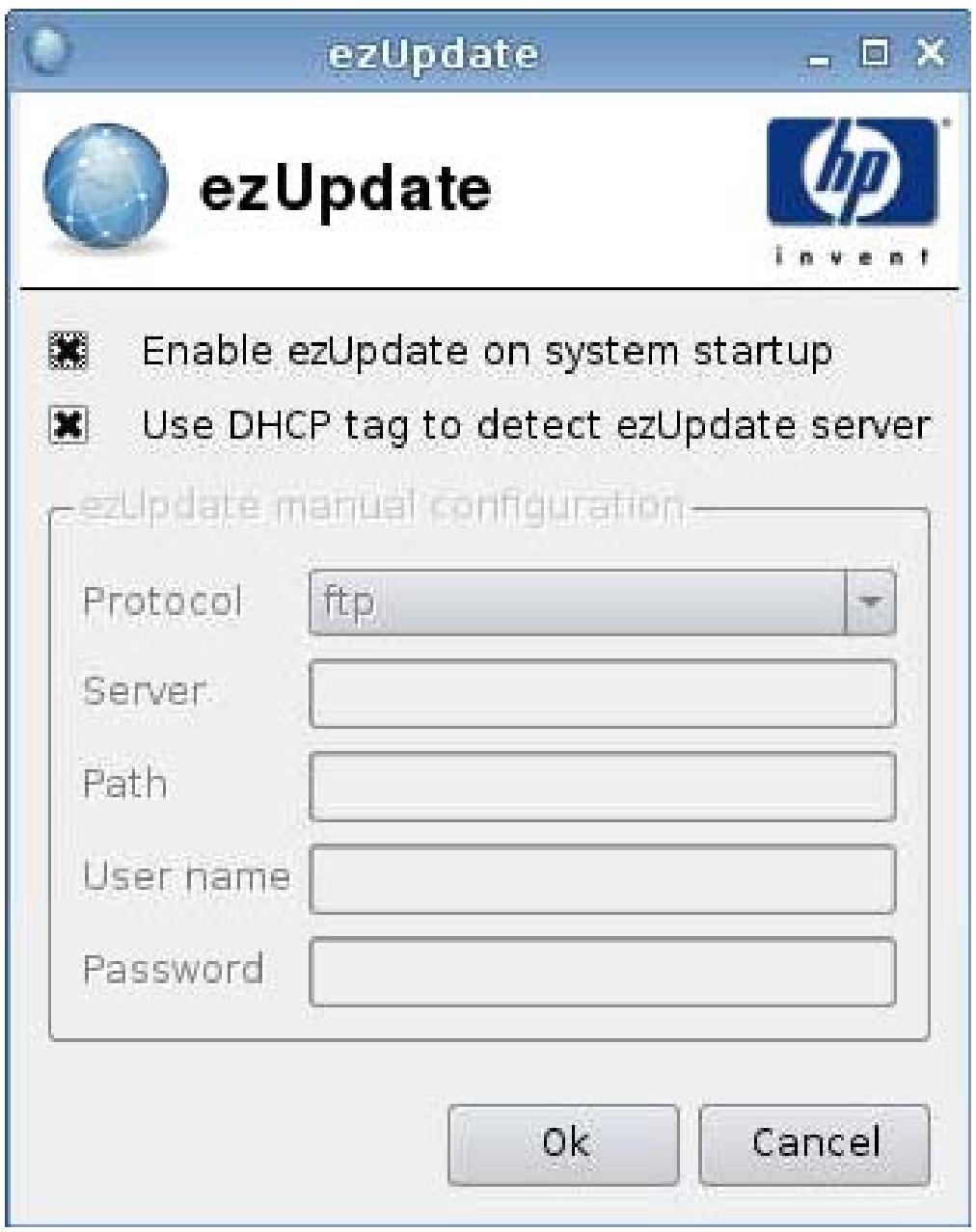 HP T5545 THIN CLIENT - ezUpdate - 1