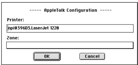 HP WP110 802.11B WIRELESS PRINT SERVER - changement de zone de l'imprimante connectee au serveur d'impression - 2