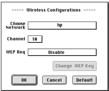 HP WP110 802.11B WIRELESS PRINT SERVER - réinitialisation du serveur d'impression en mode ordinateur-à-ordinateur - 2