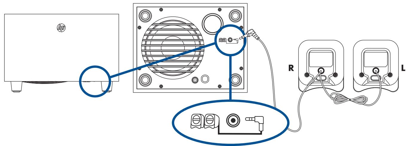 HP 2.1 COMPACT SPEAKER SYSTEM - 4