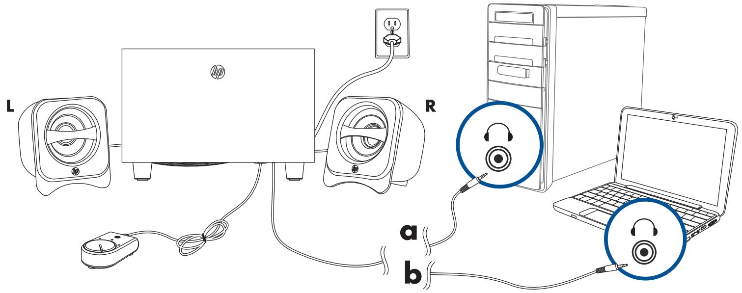 HP 2.1 COMPACT SPEAKER SYSTEM - 6