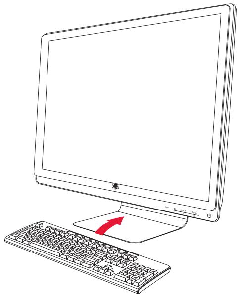 HP 2309V - Rangement du clavier - 1