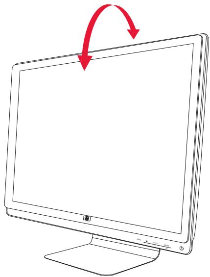 HP 2309V - Ajustement de l'inclinaison - 1