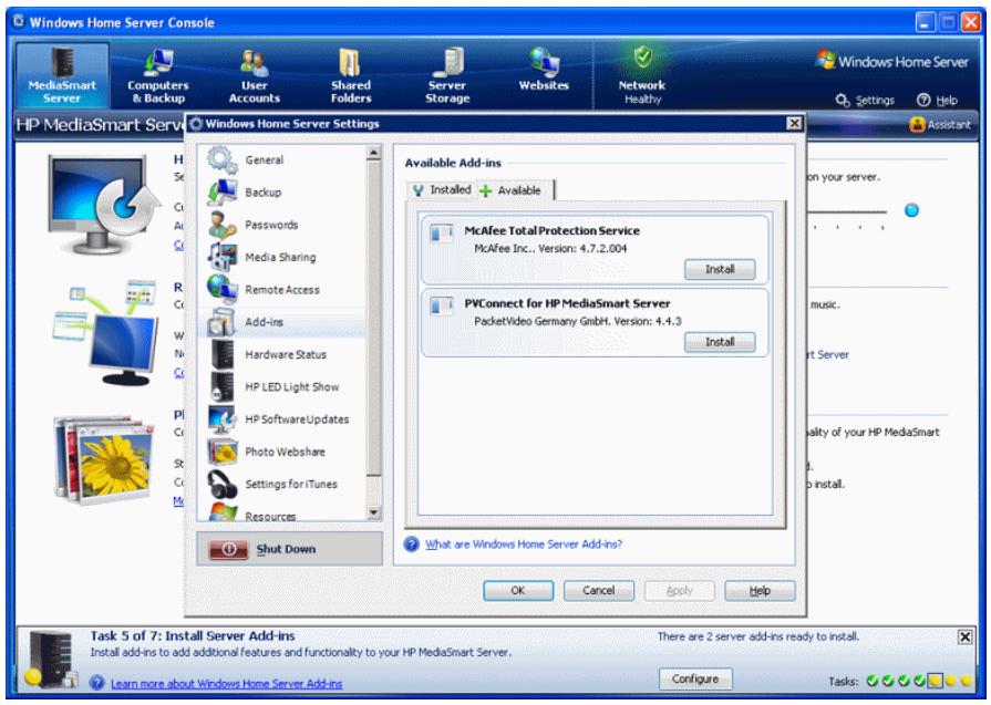 HP EX470 - Etape 5 sur 7 : Installation des modules d'extension du serveur - 1