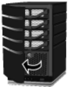 HP EX475 - Pour retirer un disque dur d'une baie d'expansion - 1