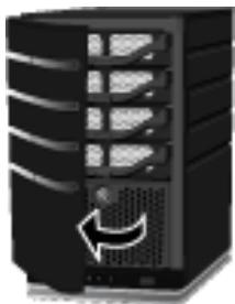 HP EX475 - Pour retirer le disque système - 1
