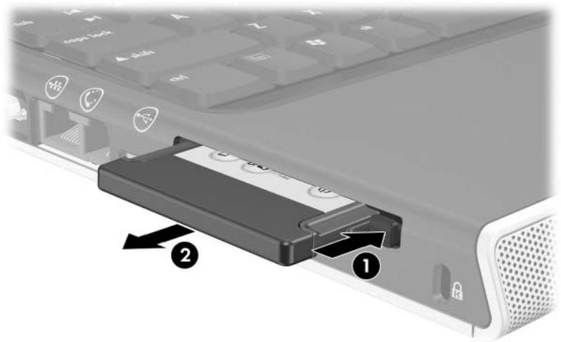 HP MOBILE REMOTE CONTROL - Storing the HP Mobile Remote Control - 2