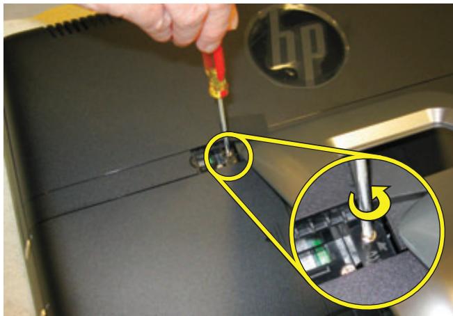 HP PAVILION ALL-IN-ONE MS228 - Removing the Hard Disk Drive - 2