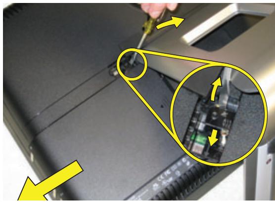 HP PAVILION ALL-IN-ONE MS228 - Removing the Hard Disk Drive - 6