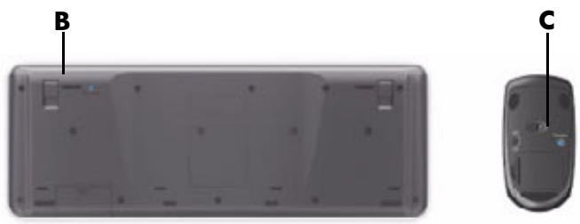 HP PAVILION ALL-IN-ONE MS228 - Replacing the Keyboard or Mouse - 4
