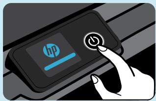 HP PHOTOSMART 5510 B111A - Mise sous tension - 2