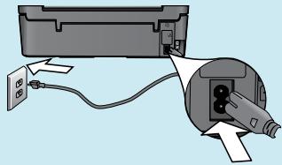 HP PHOTOSMART 5510 B111A - Mise sous tension - 1