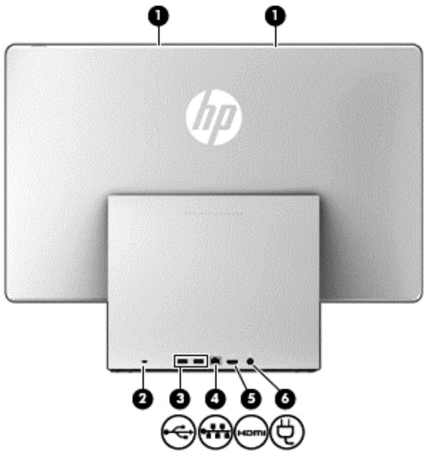 HP SPECTRE ONE 23-E000EF - Arrière - 1