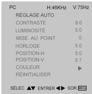 THOMSON 27LB030B5 - RÉGLAGES PC - 1