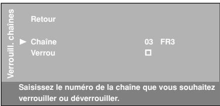 THOMSON 61DLY644 - Verrouiller les boutons en façade de l'appareil - 1