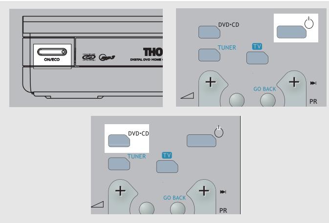 THOMSON DPL907VD-RECEIVER - Allumer/éteindre - 1